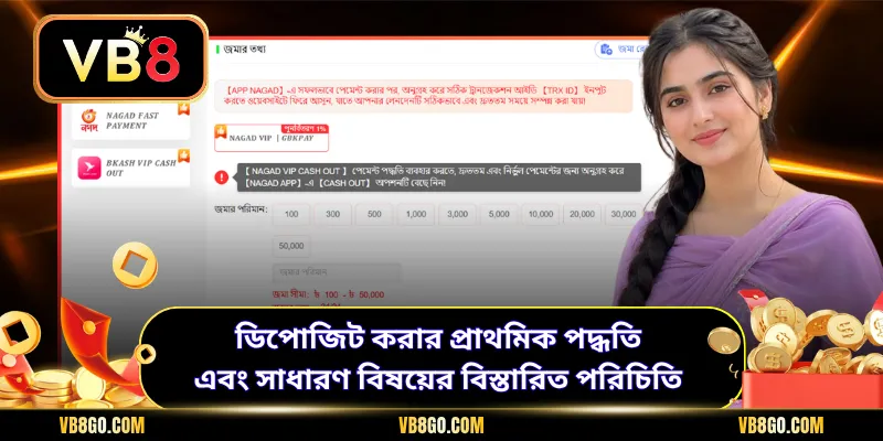 ডিপোজিট করার প্রাথমিক পদ্ধতি এবং সাধারণ বিষয়ের বিস্তারিত পরিচিতি
