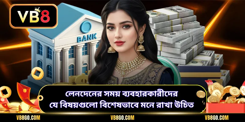 লেনদেনের সময় ব্যবহারকারীদের যে বিষয়গুলো বিশেষভাবে মনে রাখা উচিত